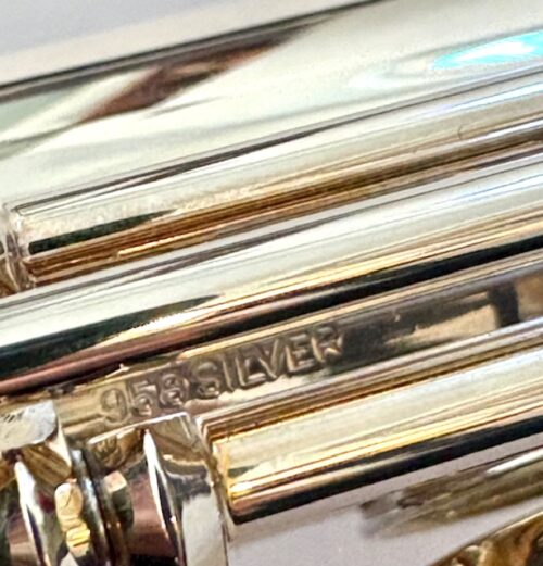 IMG_0801 Miyazawa Handmade Flute Model 602, Solid Silver, .958 Britannia Silver Tubing, Split E Mechanism, C# Trill, D# Roller, 1-Year Warranty!