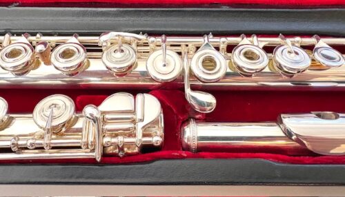 New Haynes Weissman Q2 HROD Flute, Silver Haynes Classic Headjoint and body, Offset G, D# Roller, C# and Trill Key, Soldered Tone Holes, 14k Wall, Warranty!