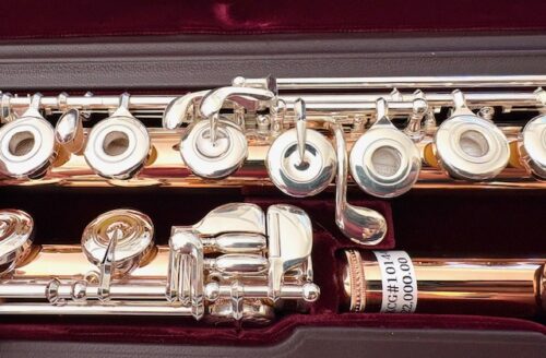 IMG_0848 New! Muramatsu Handmade 9k Rose Gold Flute, Offset G, C# Trill, Standard Wall, Authorized Dealer, Muramatsu America Warranty!