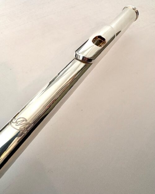 IMG_0897 Miyazawa MX-2 Flute Headjoint, .958 Britannia Silver Tubing, .925 Lipplate, 14k Gold Riser, Warranty!