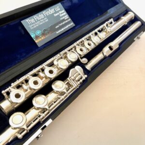 Muramatsu ST (Currently the DS Model) All Silver Handmade Flute, Open Hole, In-line G, Overhauled with 1-Year Warranty!