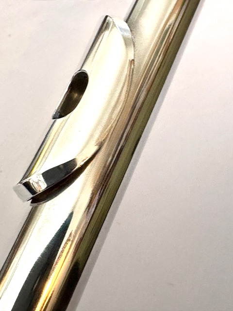 IMG_0930 Muramatsu ST (Currently the DS Model) All Silver Handmade Flute, Open Hole, In-line G, Overhauled with 1-Year Warranty!