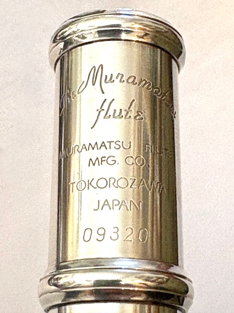 IMG_0934 Muramatsu ST (Currently the DS Model) All Silver Handmade Flute, Open Hole, In-line G, Overhauled with 1-Year Warranty!