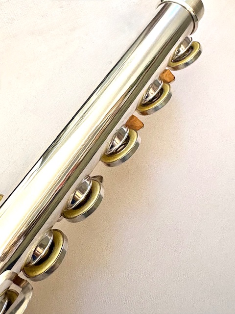 IMG_0935 Muramatsu ST (Currently the DS Model) All Silver Handmade Flute, Open Hole, In-line G, Overhauled with 1-Year Warranty!