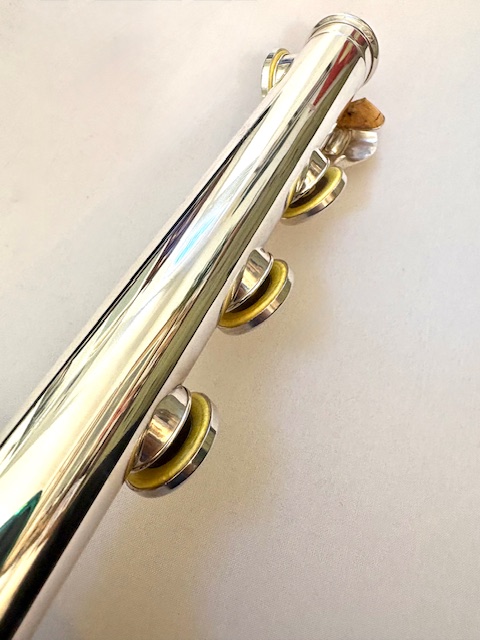 IMG_0939 Muramatsu ST (Currently the DS Model) All Silver Handmade Flute, Open Hole, In-line G, Overhauled with 1-Year Warranty!