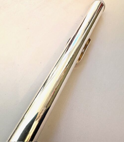 IMG_0948 Muramatsu DS All Silver Flute, Inline G, Heavywall, D# Roller, High E Facilitator, Tsubasa headjoint Cut, 1-Year Warranty!