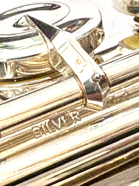 IMG_0951 Muramatsu DS All Silver Flute, Inline G, Heavywall, D# Roller, High E Facilitator, Tsubasa headjoint Cut, 1-Year Warranty!