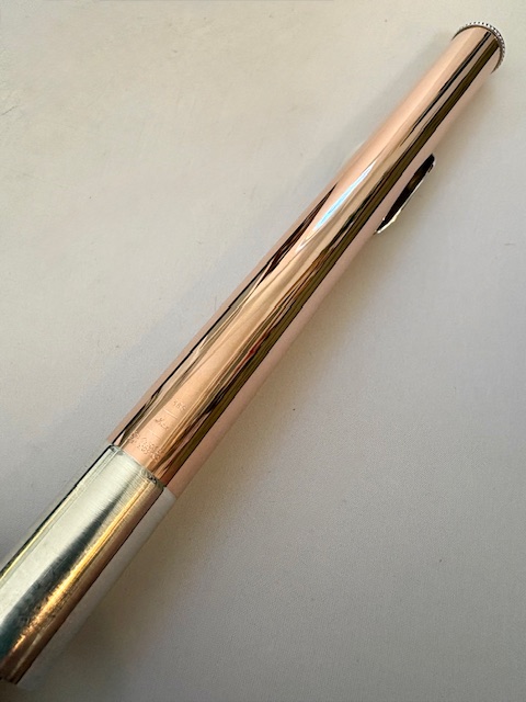 IMG_1003 Drelinger 9k Max Custom Made Flute Headjoint, 9k Gold Air Reed, Sterling Silver Engraved Lipplate, Warranty!