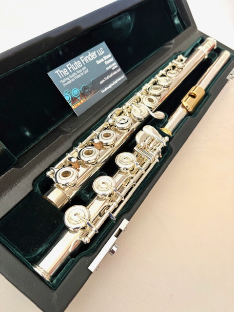 Altus Azumi AZ2 Flute Limited Edition, Sterling Silver Headjoint, 24k Gold Plated Lipplate and Crown, Offset G, B Foot, 1-Year Warranty!