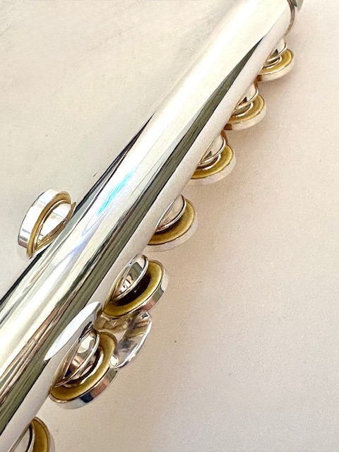 Altus Azumi AZ2 Flute Limited Edition, Sterling Silver Headjoint, 24k Gold Plated Lipplate and Crown, Offset G, B Foot, 1-Year Warranty!