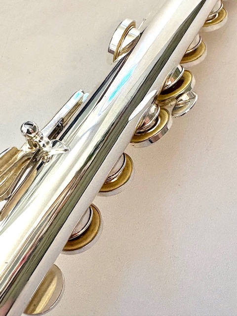 Altus Azumi AZ2 Flute Limited Edition, Sterling Silver Headjoint, 24k Gold Plated Lipplate and Crown, Offset G, B Foot, 1-Year Warranty!