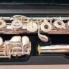 Altus Azumi AZ2 Flute Limited Edition, Sterling Silver Headjoint, 24k Gold Plated Lipplate and Crown, Offset G, B Foot, 1-Year Warranty!