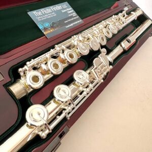 New! Pearl Dolce Series PF-695 Handmade Flute, Solid Silver Forza Headjoint, Offset G, Split E Mechanism, C# Trill, D# Roller, Factory Warranty!