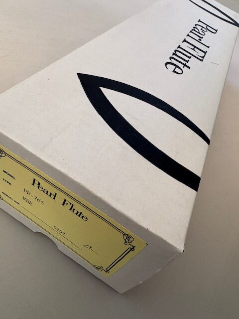 IMG_1066 New! Pearl PF-765 Solid Silver Flute, Offset G, B foot, Split E Mechanism, Largo Headjoint, Factory Warranty!