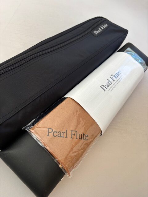 IMG_1067 New! Pearl PF-765 Solid Silver Flute, Offset G, B foot, Split E Mechanism, Largo Headjoint, Factory Warranty!