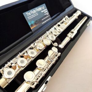 New Dizhao DZ-301 COF Flute, All Silver Plated, Sterling Silver Lipplate/Riser, Offset G, C Foot, Factory Warranty!