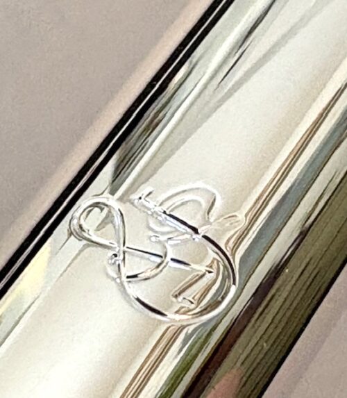 IMG_1185 New Dizhao DZ-301 COF Flute, All Silver Plated, Sterling Silver Lipplate/Riser, Offset G, C Foot, Factory Warranty!