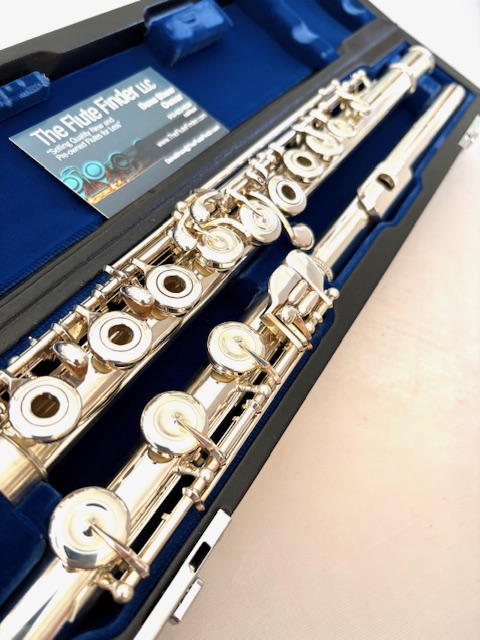Muramatsu GXIII Handmade Flute, Solid Silver, Offset G, Split E Mechanism, C# Trill Key, 1-Year Warranty!