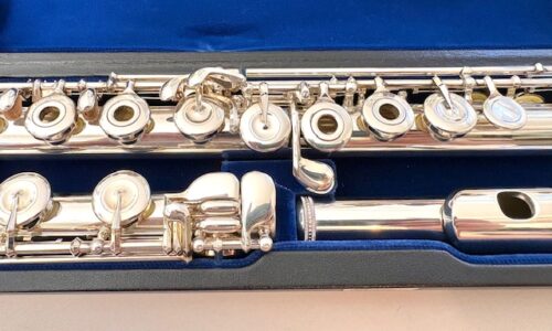 Muramatsu GXIII Handmade Flute, Solid Silver, Offset G, Split E Mechanism, C# Trill Key, 1-Year Warranty!