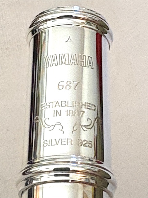 Yamaha YFL-687 Professional Level Solid Silver Flute, Heavywall, In-line G, C# Trill, 1-Year Warranty!
