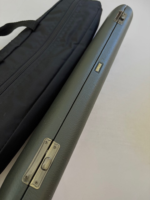 IMG_1292 Yamaha Handmade Professional Wood Flute, Offset G, Sterling Silver Mechanism, Split E Mechanism, Warranty!