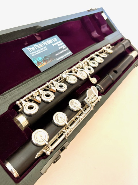 IMG_1294 Yamaha Handmade Professional Wood Flute, Offset G, Sterling Silver Mechanism, Split E Mechanism, Warranty!
