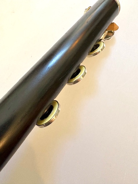 IMG_1310 Yamaha Handmade Professional Wood Flute, Offset G, Sterling Silver Mechanism, Split E Mechanism, Warranty!