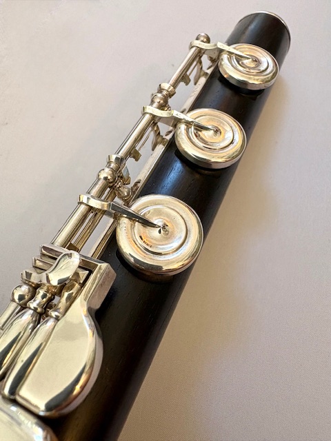 IMG_1312 Yamaha Handmade Professional Wood Flute, Offset G, Sterling Silver Mechanism, Split E Mechanism, Warranty!