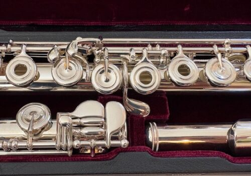 Yamaha YFL-677 Professional Line Flute, Solid Silver Headjoint and Body, Heavywall, Offset G, C# Trill, Split E Mechanism, Warranty!