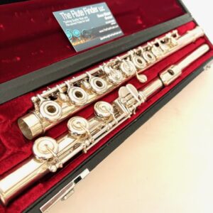 Yamaha YFL-581 (Current 677) Solid Silver Pro Level Flute, Inline G, Completely Overhauled, Played With Van Morrison Band! One Year Warranty!