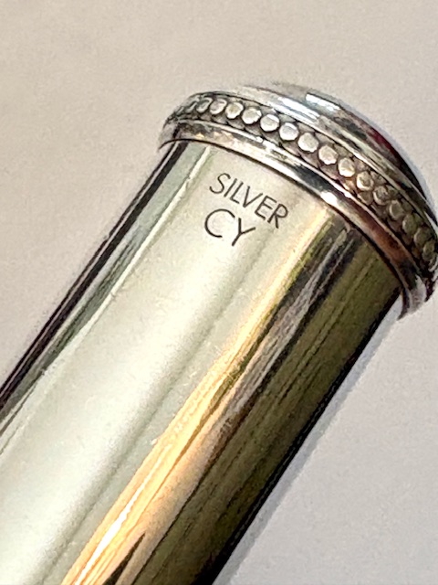 IMG_1489 Yamaha YFL-581 (Current 677) Solid Silver Pro Level Flute, Inline G, Completely Overhauled, Played With Van Morrison Band! One Year Warranty!