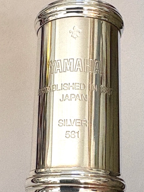 IMG_1493 Yamaha YFL-581 (Current 677) Solid Silver Pro Level Flute, Inline G, Completely Overhauled, Played With Van Morrison Band! One Year Warranty!
