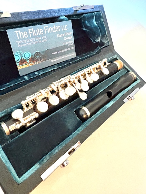 Burkart Resona Grenadilla Wood Piccolo, New Wave Cut Headjoint, 1-Year Warranty!