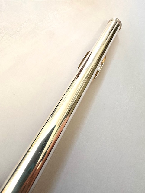 IMG_1554 Powell Handmade Commercial All Silver Flute, OVERHAULED! In-line G, B foot, Heavywall, 1-Year Warranty!