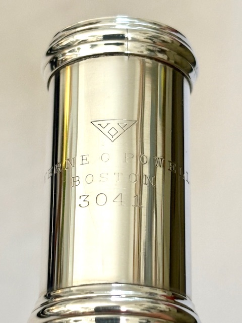 IMG_1557 Powell Handmade Commercial All Silver Flute, OVERHAULED! In-line G, B foot, Heavywall, 1-Year Warranty!