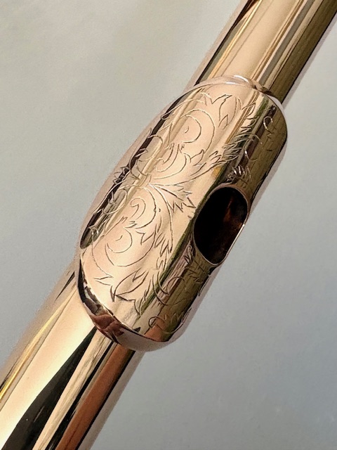 IMG_1570 Drelinger 9k Handmade With 14k Engraved Lip/Riser/Crown, 1-Year Warranty!