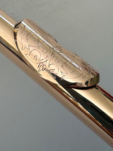 IMG_1572 Drelinger 9k Handmade With 14k Engraved Lip/Riser/Crown, 1-Year Warranty!