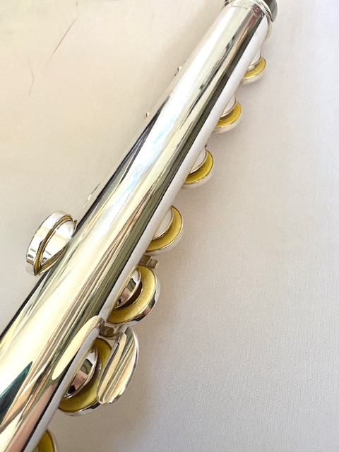 Yamaha YFL-577 HCT Flute, Sterling Silver Hand-cut AM Headjoint, Offset G, Split E Mechanism, C# Trill Key, Warranty!