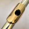 Miyazawa Classic (Vision) Flute, All .925 Silver, Offset G, B Foot, 9k Lipplate/14k Riser, Gold Crown, Closed Hole, 1-Year Warranty!