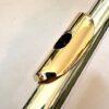 Miyazawa Classic (Vision) Flute, All .925 Silver, Offset G, B Foot, 9k Lipplate/14k Riser, Gold Crown, Closed Hole, 1-Year Warranty!
