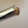 Miyazawa Classic (Vision) Flute, All .925 Silver, Offset G, B Foot, 9k Lipplate/14k Riser, Gold Crown, Closed Hole, 1-Year Warranty!