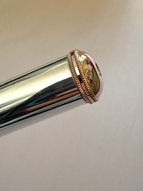 Miyazawa Classic (Vision) Flute, All .925 Silver, Offset G, B Foot, 9k Lipplate/14k Riser, Gold Crown, Closed Hole, 1-Year Warranty!
