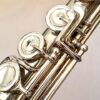 Miyazawa Classic (Vision) Flute, All .925 Silver, Offset G, B Foot, 9k Lipplate/14k Riser, Gold Crown, Closed Hole, 1-Year Warranty!