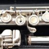Miyazawa Classic (Vision) Flute, All .925 Silver, Offset G, B Foot, 9k Lipplate/14k Riser, Gold Crown, Closed Hole, 1-Year Warranty!