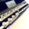 Mateki MO-032 RH Solid Silver Handmade Flute, Inline G, 14k Gold Riser/Halo, Overhauled With 1-Year Warranty!