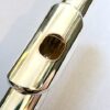 Mateki MO-032 RH Solid Silver Handmade Flute, Inline G, 14k Gold Riser/Halo, Overhauled With 1-Year Warranty!