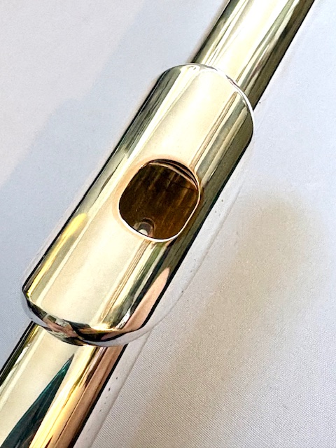IMG_1821 Mateki MO-052 RH Solid .900 Coin Silver Handmade Flute, Inline G, C# Trill Key, Overhauled With 1-Year Warranty!