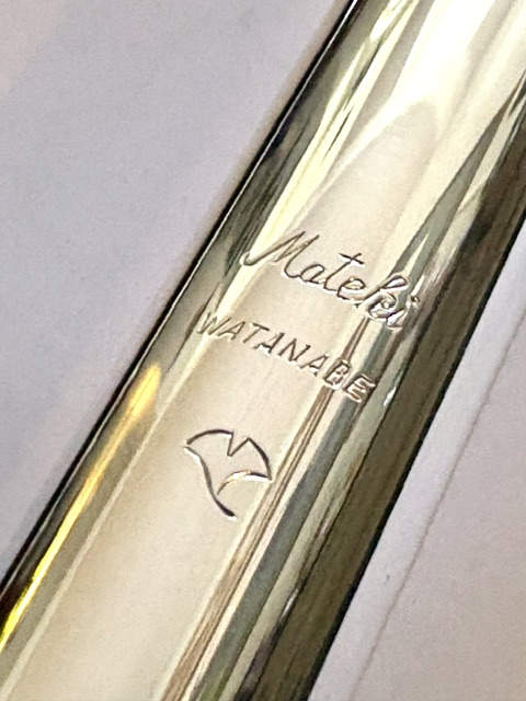 Mateki MO-032 RH Solid Silver Handmade Flute, Inline G, 14k Gold Riser/Halo, Overhauled With 1-Year Warranty!