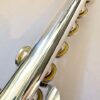 Mateki MO-032 RH Solid Silver Handmade Flute, Inline G, 14k Gold Riser/Halo, Overhauled With 1-Year Warranty!