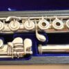 Mateki MO-032 RH Solid Silver Handmade Flute, Inline G, 14k Gold Riser/Halo, Overhauled With 1-Year Warranty!